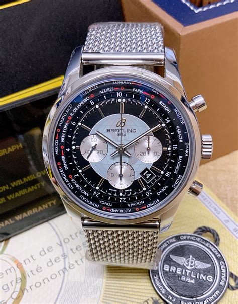 breitling unitime grey|Breitling transocean watches for men.